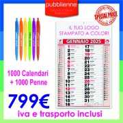 1000 calendari + 1000 penne